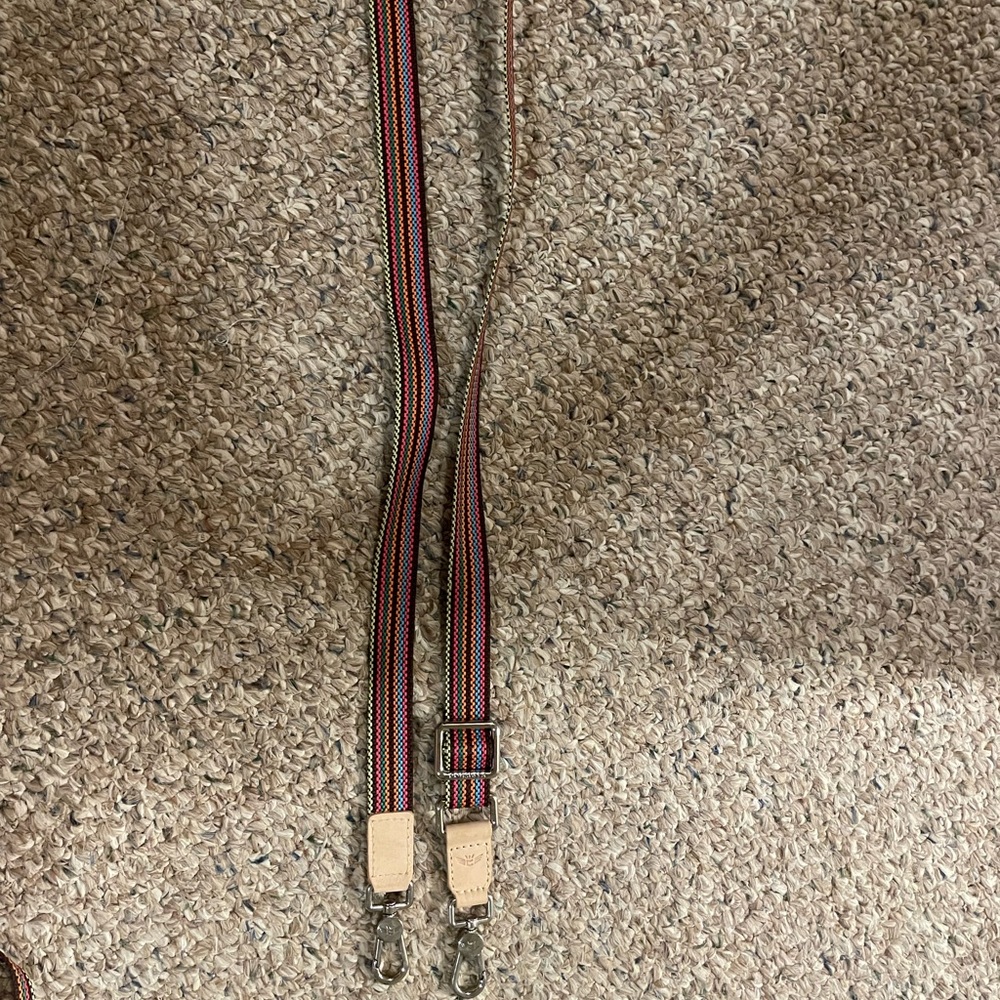 Consuela- Brown slim crossbody strap